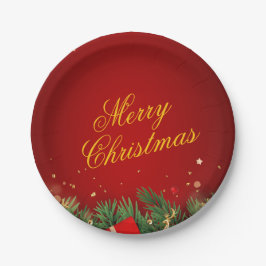 Christmas Paper Plate – Festive Holiday Tableware ペーパープレート