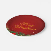 Christmas Paper Plate – Festive Holiday Tableware ペーパープレート (アングル)