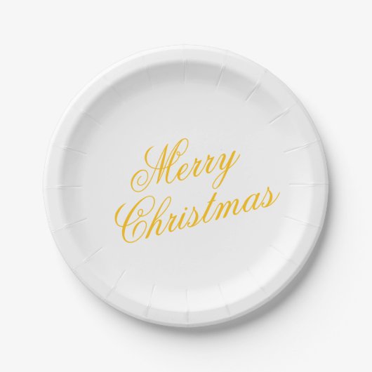 Christmas Paper Plate – Festive Holiday Tableware ペーパープレート (正面)