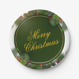 Christmas Paper Plate – Festive Holiday Tableware ペーパープレート
