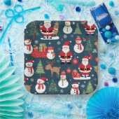 Christmas Paper Plates ペーパープレート (パーティー)