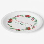 Christmas Paper Plates ペーパープレート (アングル)