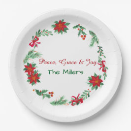 Christmas Paper Plates ペーパープレート