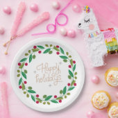 Christmas Paper Plates– Holiday Party Dining  ペーパープレート (パーティー)