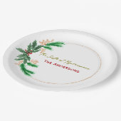 Christmas Paper Plates – Party Table Accessories ペーパープレート (アングル)