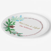 Christmas Paper Plates – Party Table Style ペーパープレート (アングル)