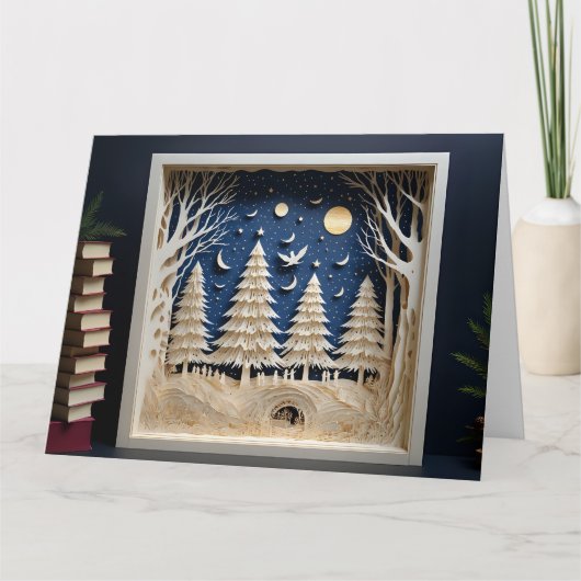 Christmas papercraft Card カード (正面)