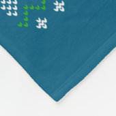 Christmas Parakeet Ugly Xmas Sweater Parakeets Lon フリースブランケット (角)