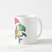 Christmas Parrot コーヒーマグカップ (正面右)