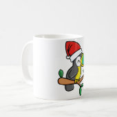 Christmas Parrot コーヒーマグカップ (正面左)