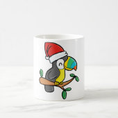 Christmas Parrot コーヒーマグカップ (中央)