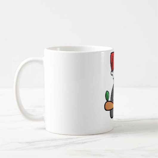 Christmas Parrot コーヒーマグカップ (左)