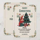 Christmas Party シーズンカード (正面/裏面)