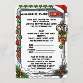 Christmas Party 招待状 (裏面)