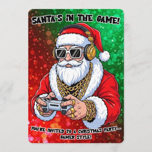 Christmas Party 招待状 (正面)