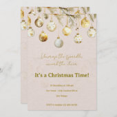 Christmas party  招待状 (正面/裏面)