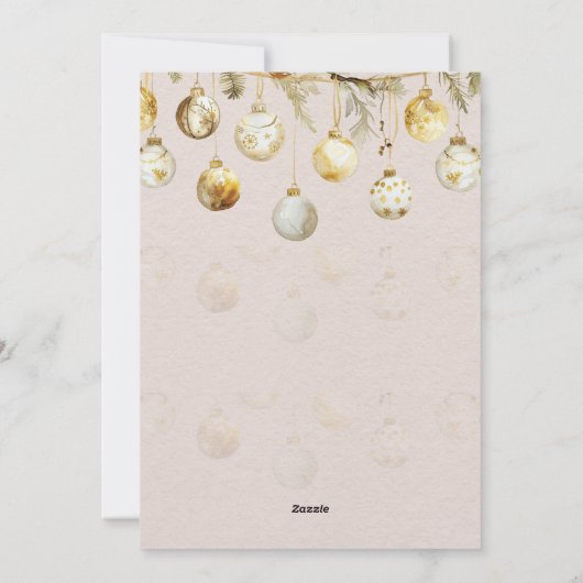 Christmas party  招待状 (裏面)