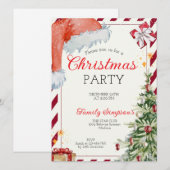 Christmas Party 招待状 (正面/裏面)