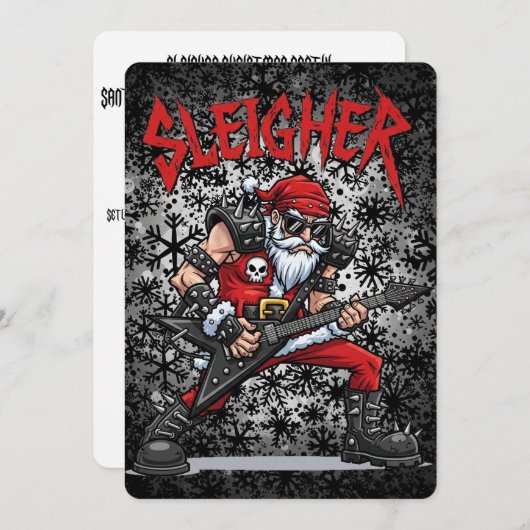 Christmas Party 招待状 (正面/裏面)