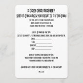 Christmas Party 招待状 (裏面)