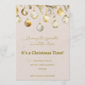 Christmas party  招待状 (正面)