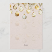 Christmas party  招待状 (裏面)