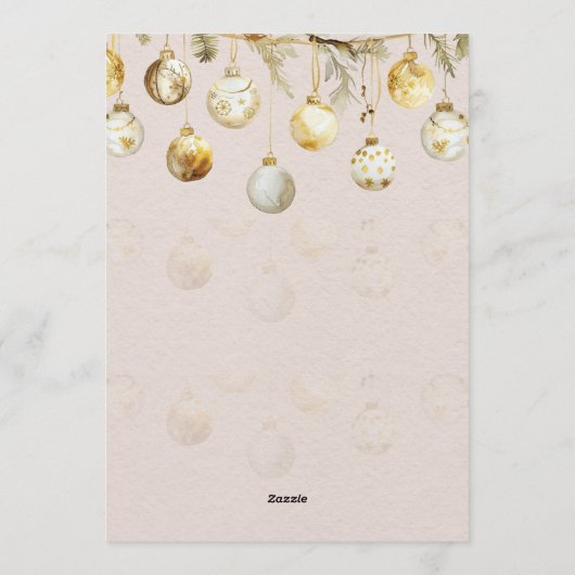 Christmas party  招待状 (裏面)