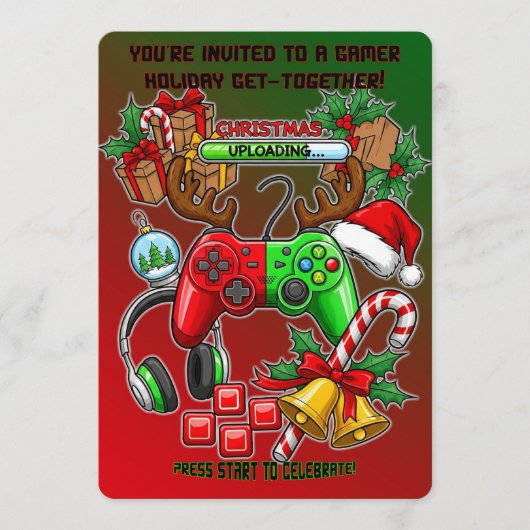 Christmas Party 招待状 (正面)