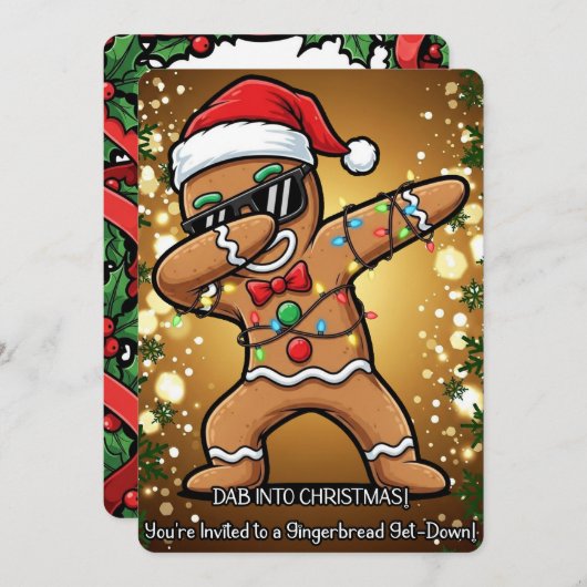 Christmas Party 招待状 (正面/裏面)