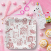 Christmas Party Chinoiserie ペーパープレート (パーティー)