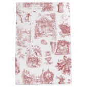 Christmas Party Chinoiserie ミディアムペーパーバッグ (裏面)