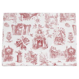Christmas Party Chinoiserie ラージペーパーバッグ