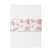 Christmas Party Chinoiserie 招待状ベリーバンド (裏面例)