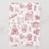 Christmas Party Chinoiserie 招待状 (裏面)