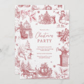 Christmas Party Chinoiserie 招待状 (正面/裏面)