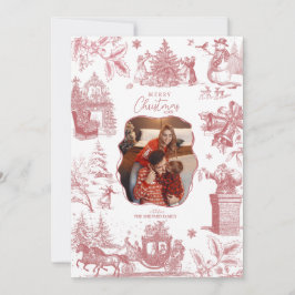 Christmas Party Chinoiserie Photo シーズンカード