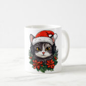 Christmas Party Dj Edm Winter Festival Rave コーヒーマグカップ (正面右)