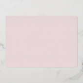 Christmas Party Elegant Red 箔招待状 (裏面)