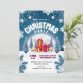 Christmas Party Event Flyer 招待状 (スタンド正面)