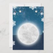 Christmas Party Event Flyer 招待状 (裏面)