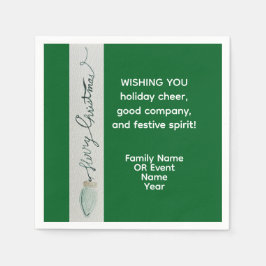 Christmas Party Favor スタンダードカクテルナプキン