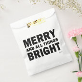 Christmas Party Favor Bags | Merry & Bright フェイバーバッグ (封をした状態)