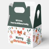Christmas Party Favors Holidays Merry Christmas フェイバーボックス (オープン)