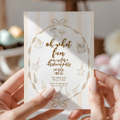 Christmas Party | Festive Cocktails and Ornaments 招待状