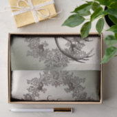 Christmas Party Floral Reindeer Golden Winter 薄葉紙 (ギフト)