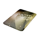 Christmas Party Golden Tree Shiny Sparkle Stars バスマット (アングル)