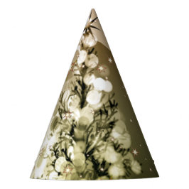 Christmas Party Golden Tree Shiny Sparkle Stars パーティーハット