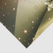Christmas Party Golden Tree Shiny Sparkle Stars 薄葉紙 (詳細)