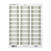 Christmas Party Green Deers Holidays Cute ラベル (フルシート)