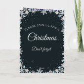 Christmas party invitation  カード (裏面)